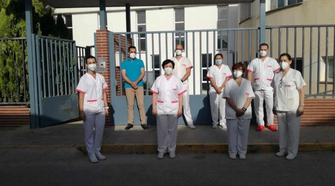 Imagen de archivo de una protesta de trabajadores de una residencia de mayores.