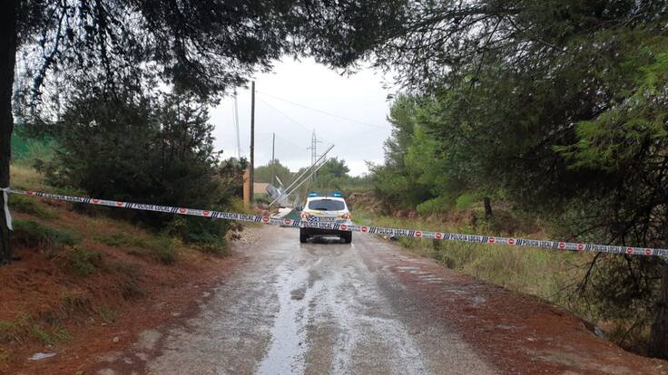 Hasta un millar de rayos han caido esta noche en las Pitiusas