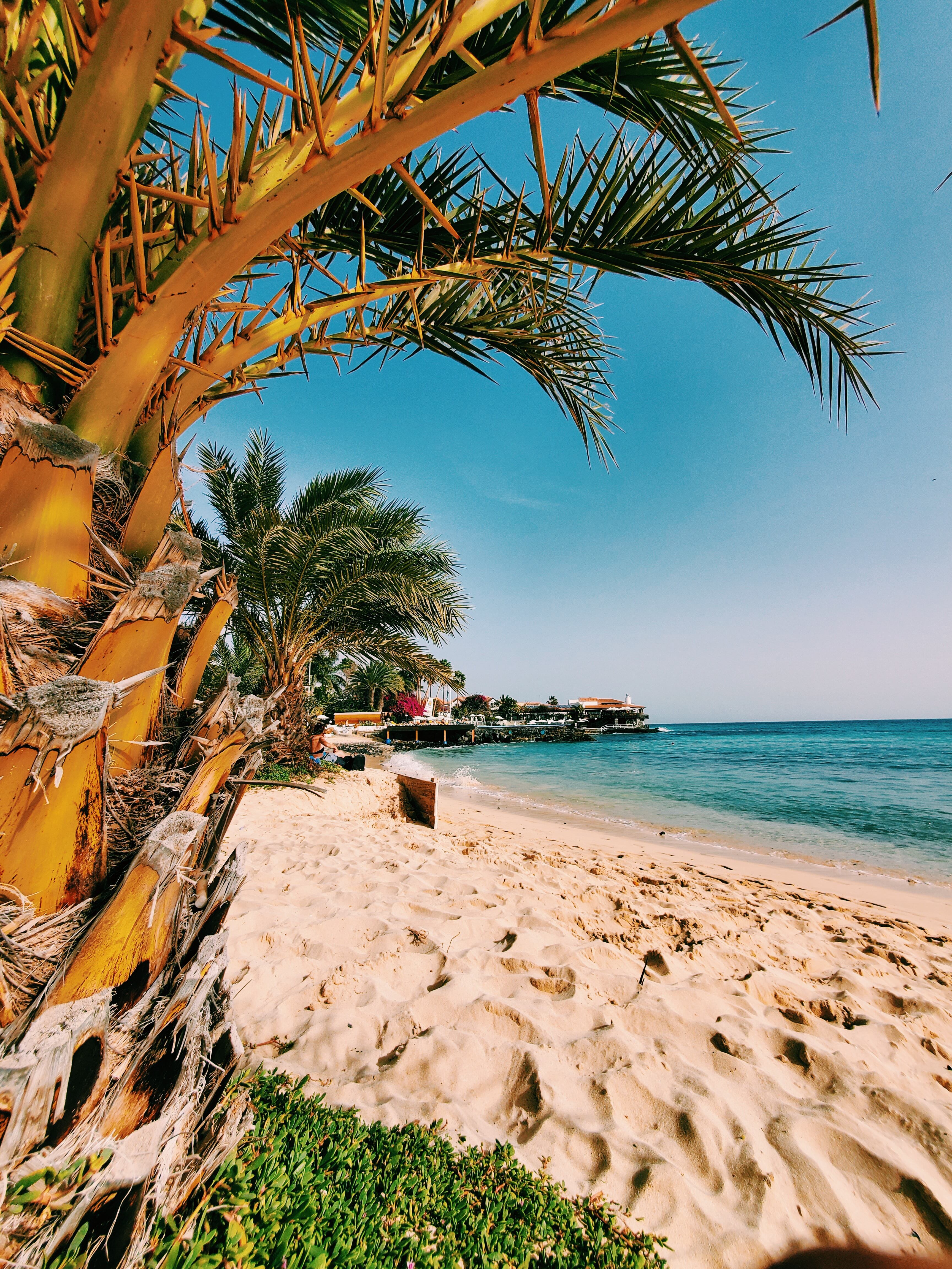 Paisaje playero en Cabo Verde