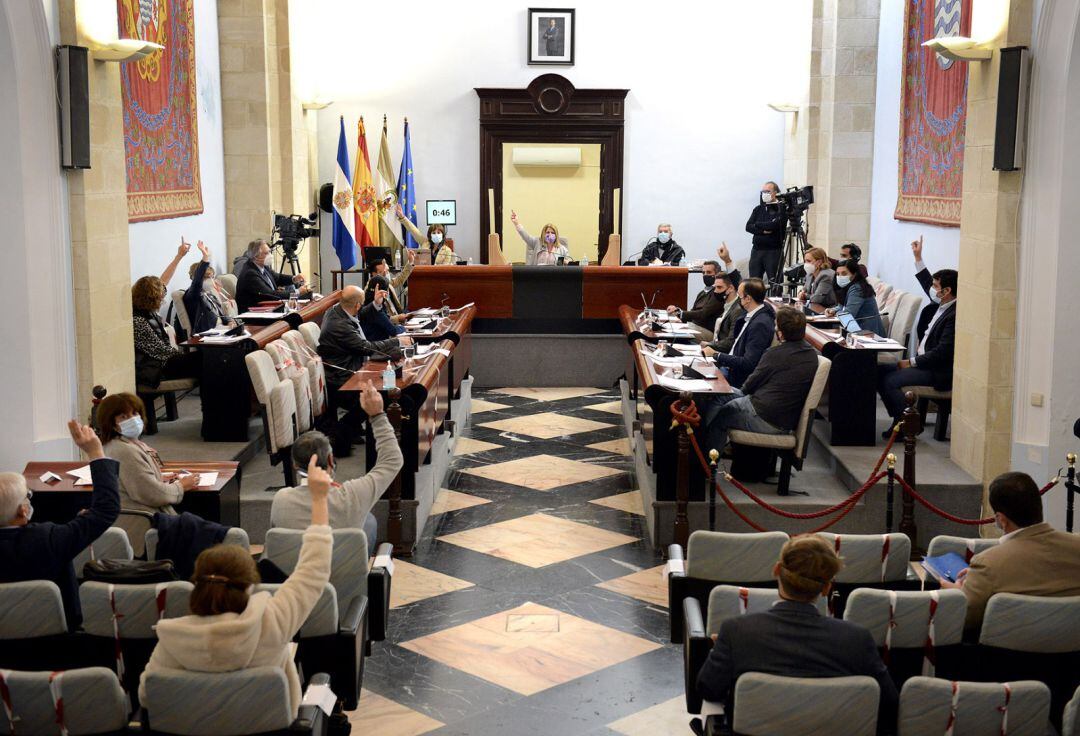 Pleno municipal de este jueves en el Ayuntamiento de Jerez