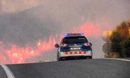 La magnitud del incendio de La Ribera d&#039;Ebre (Tarragona).