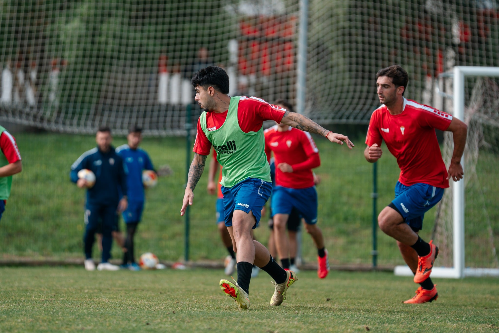 Joseca en un entrenamiento