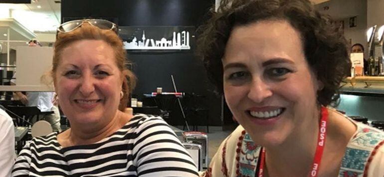 Magdalena Pérez-León y Magdalena Valerio en una foto de archivo.