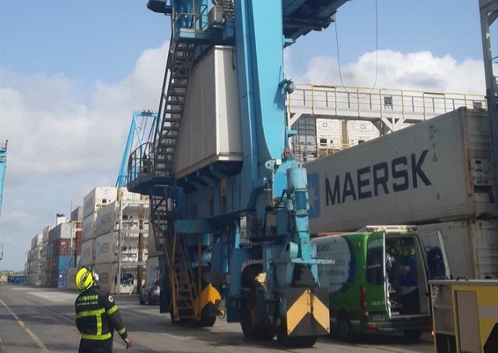 Un momento del rescate