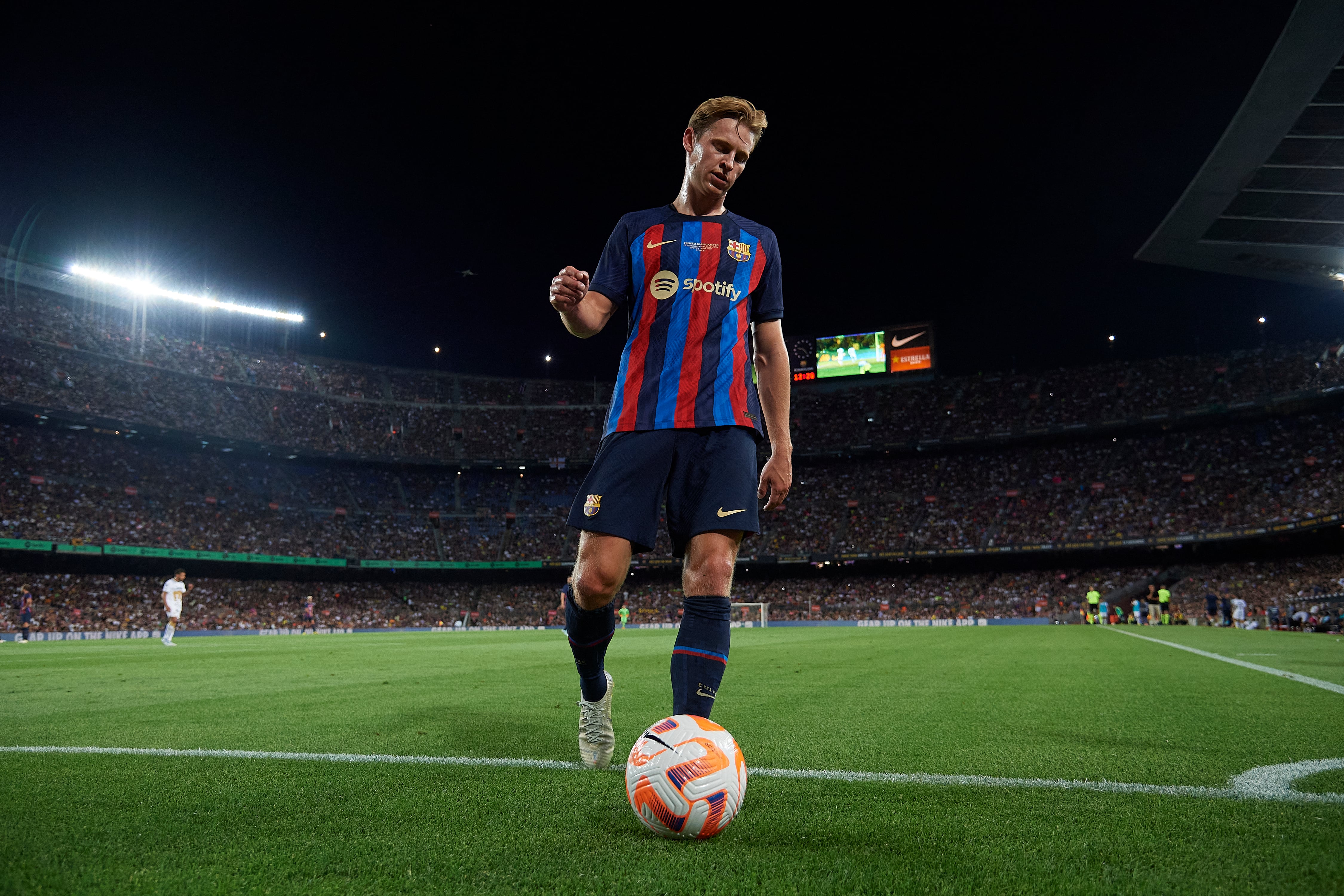 Frenkie de Jong, durante el Joan Gamper