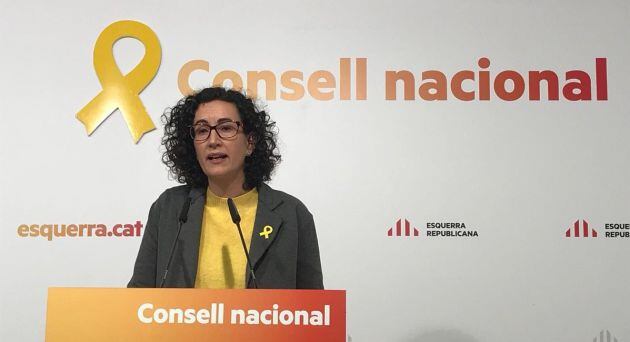 La secretaria general de ERC, Marta Rovira