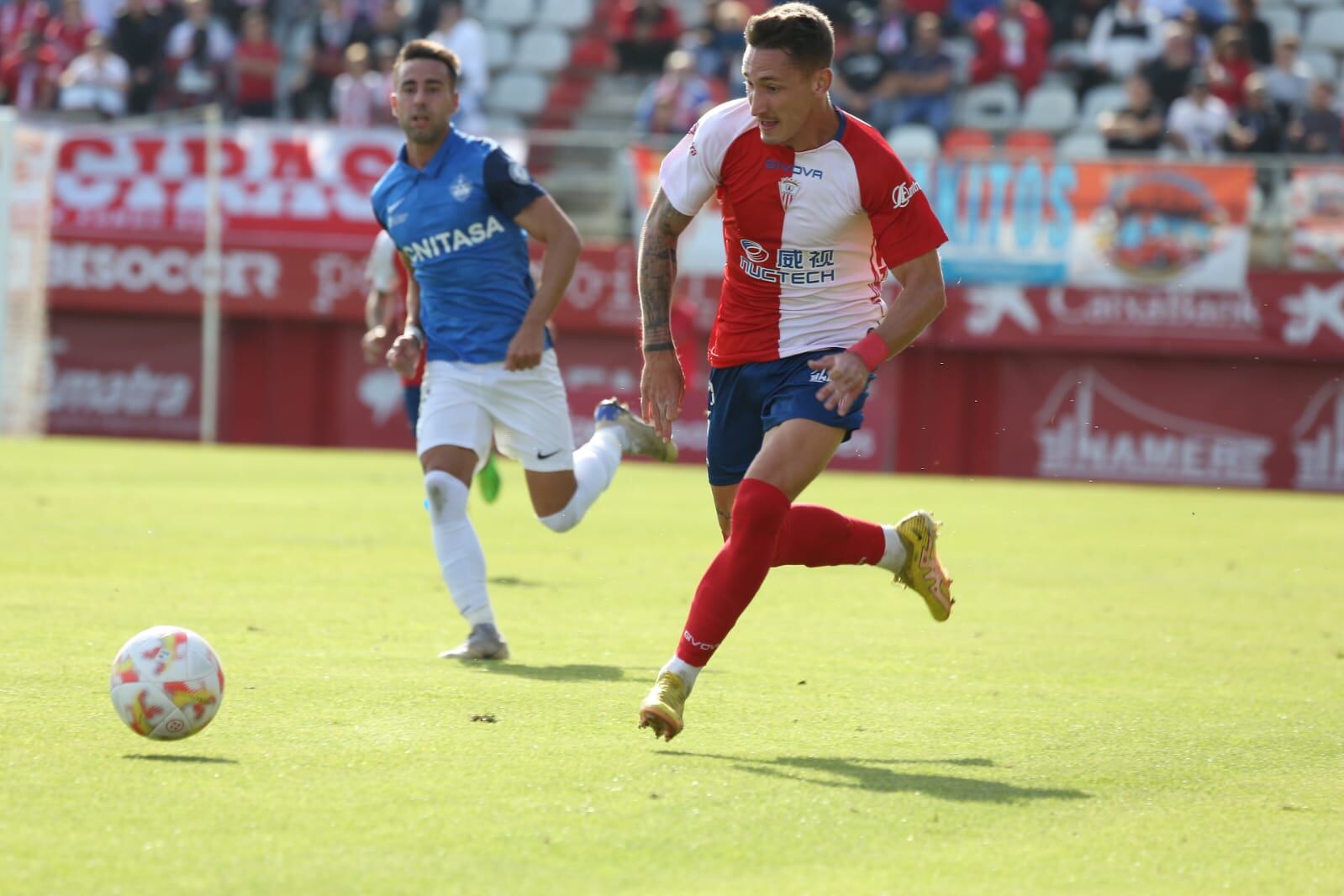 Un momento del partido