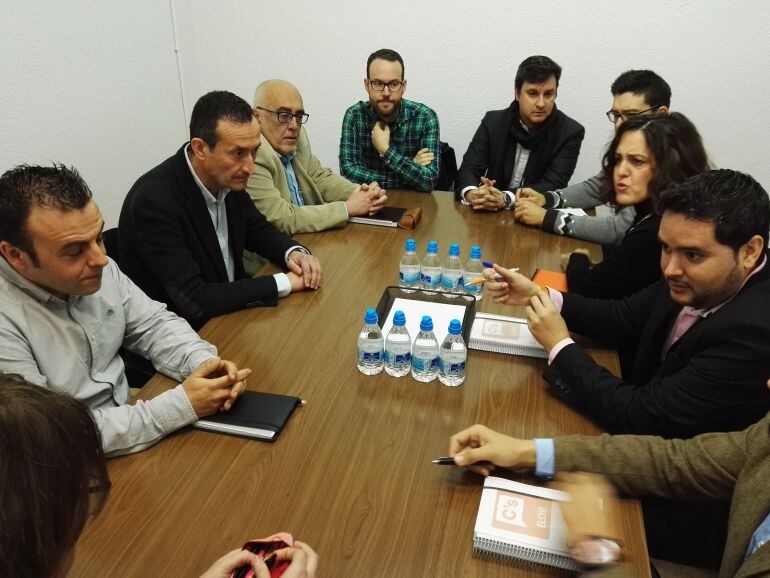 Reunión entre PSOE y Ciudadanos