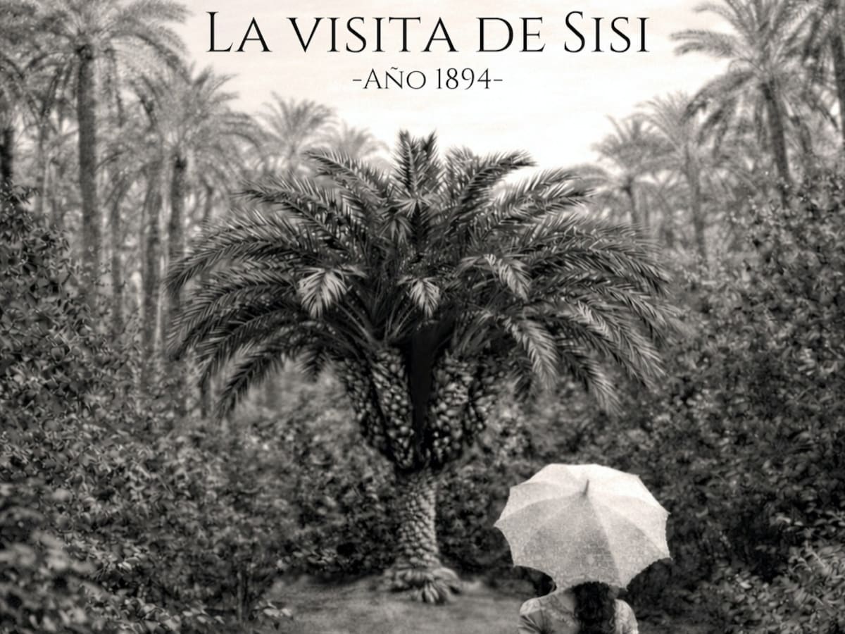 El Jardín Huerto del Cura homenajea a la Emperatriz Sisi por los 132 años de su visita a Elche
