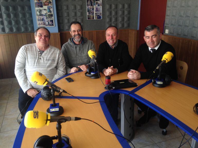 Aitor Morrás, Joan Pantaleoni, Joan Serra y Julián Aguilar