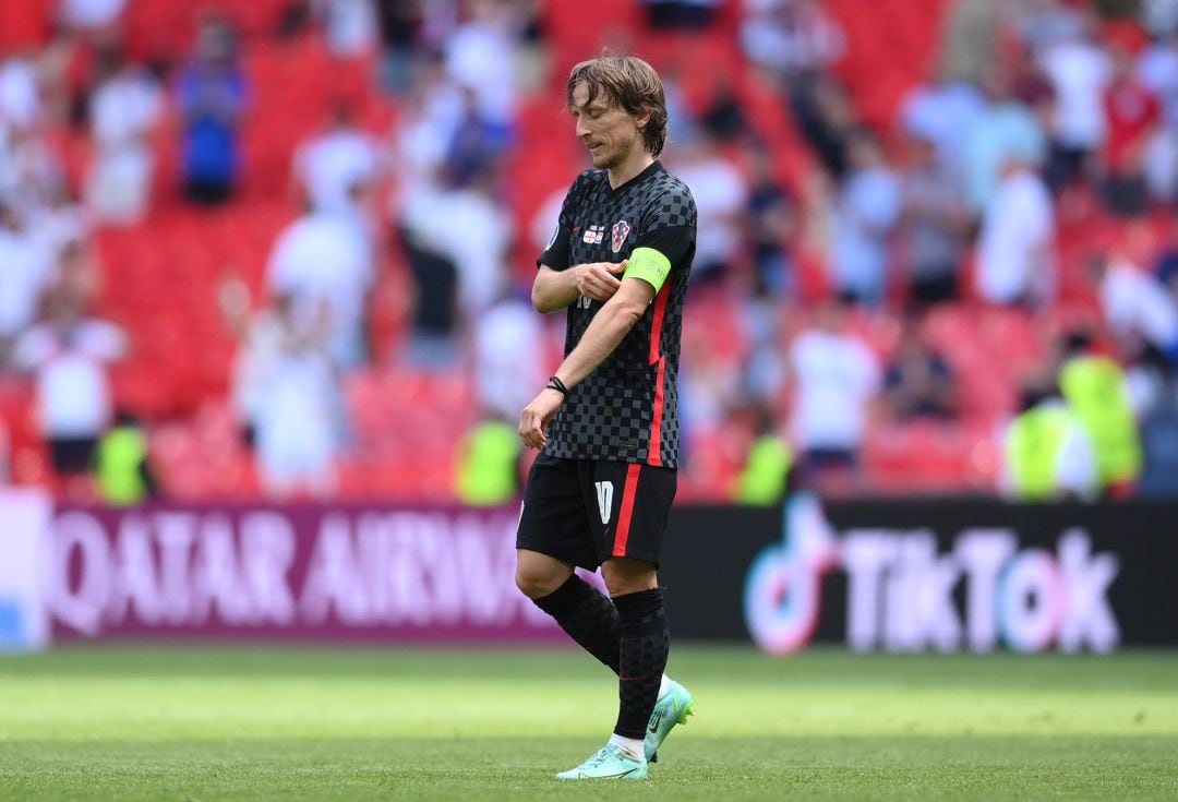 Luka Modric, en el partido contra Inglaterra