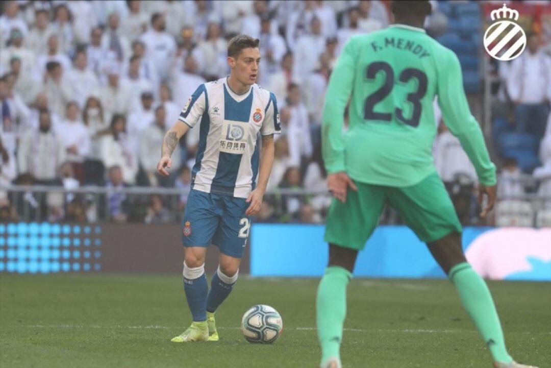 Pol Lozano va debutar al camp del Reial Madrid.