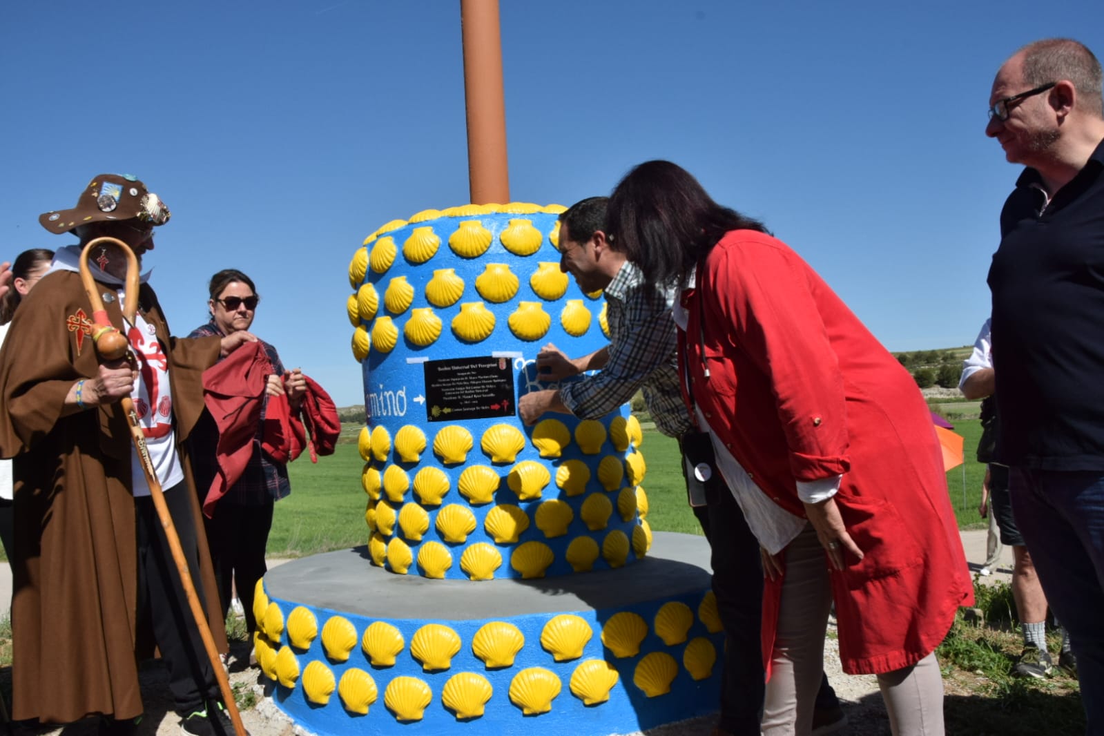 Acto de inauguración del Bordón del Camino de Uclés.