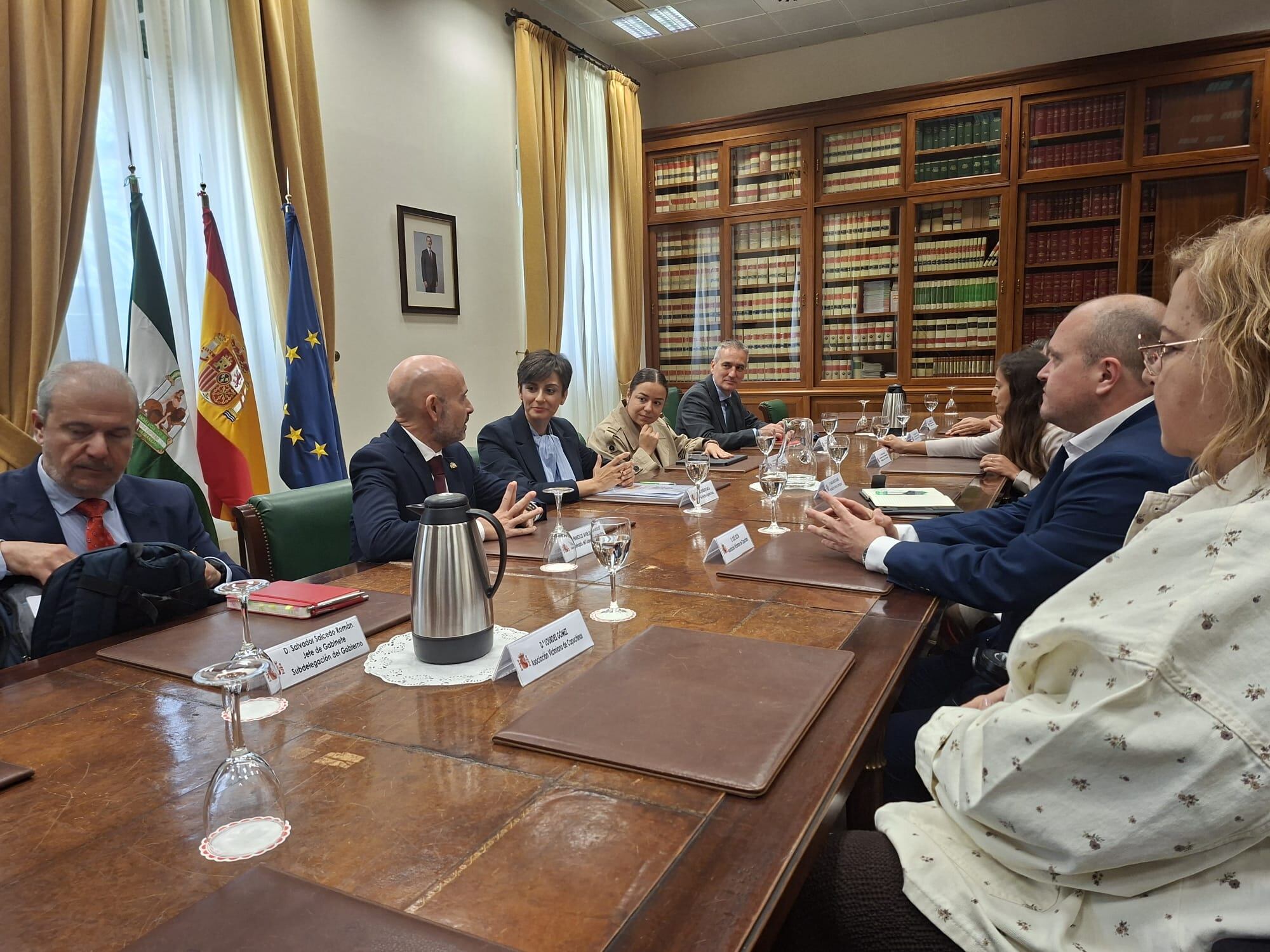 Un momento del encuentro en Málaga este jueves