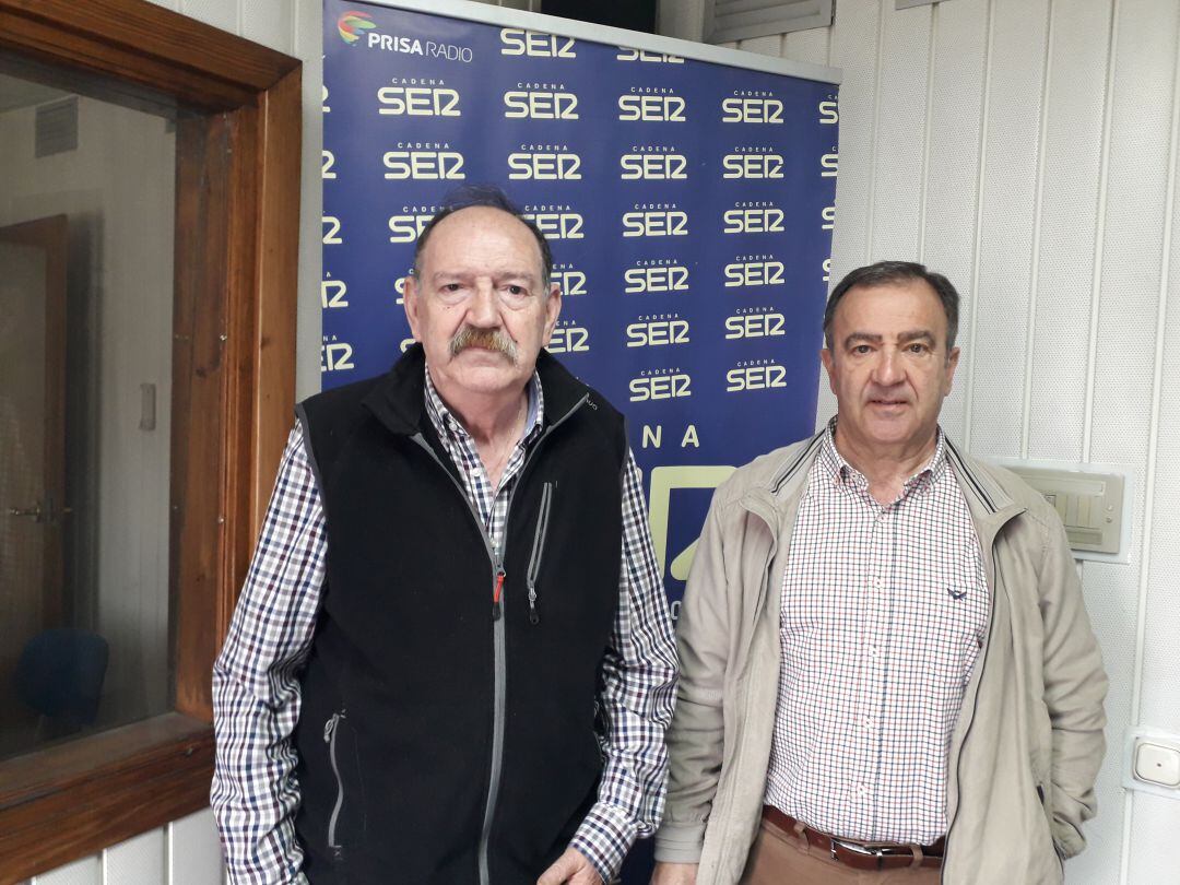 Julio Gallego y Jesús Fernández Alonso, directivos de la Asociación Promoción Social 28 de Febrero.