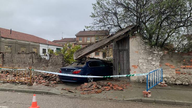 José María Pascual Zamarrón, suboficial de la Policía Local de Cuéllar. habla del accidente de tráfico ocurrido en la tarde de ayer