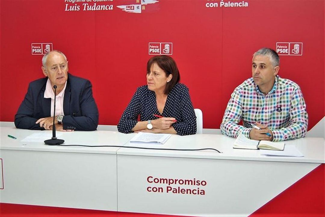 Los procuradores del PSOE por Palencia