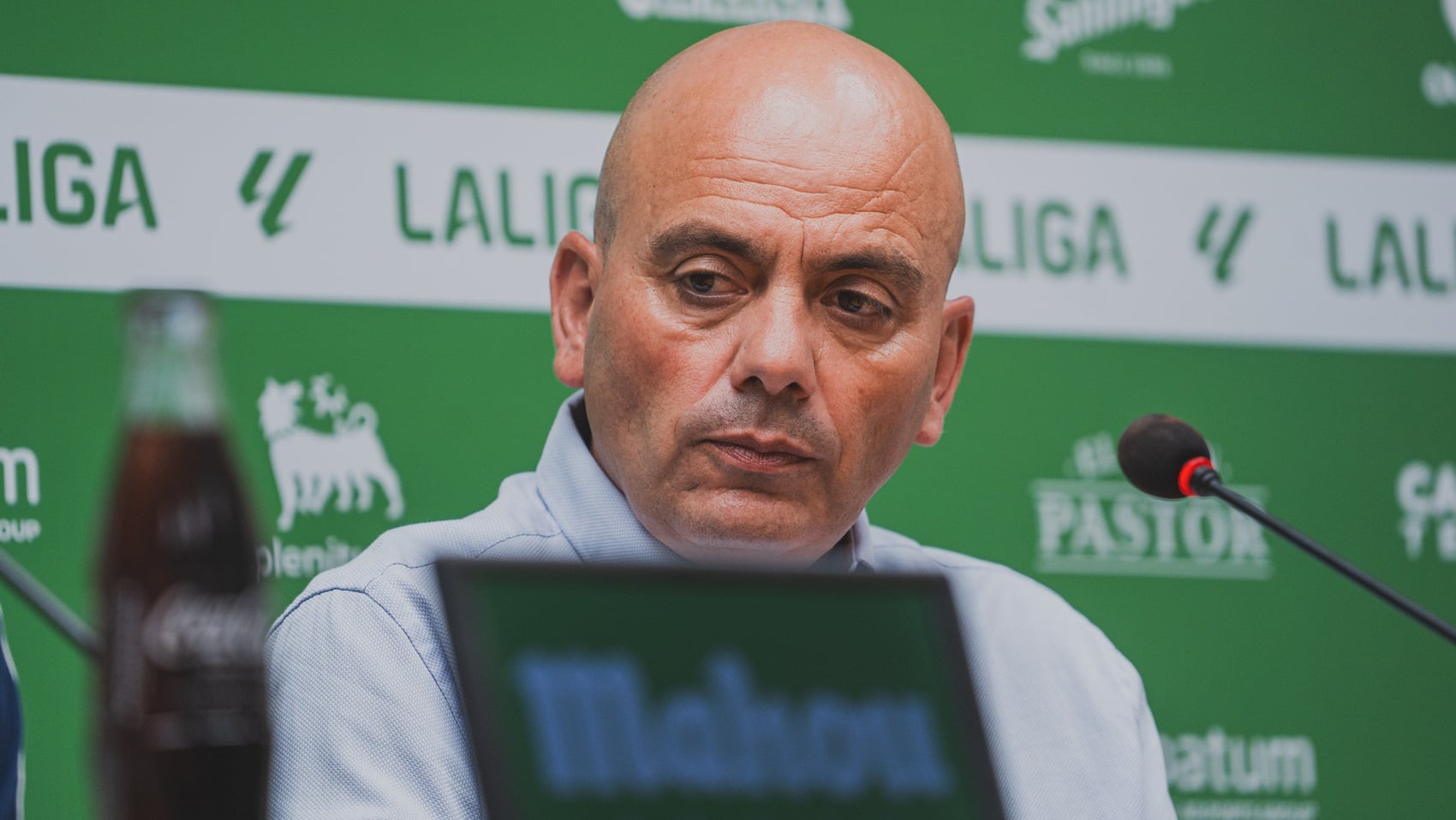 Chema Aragón, durante la presentación de Villalibre.