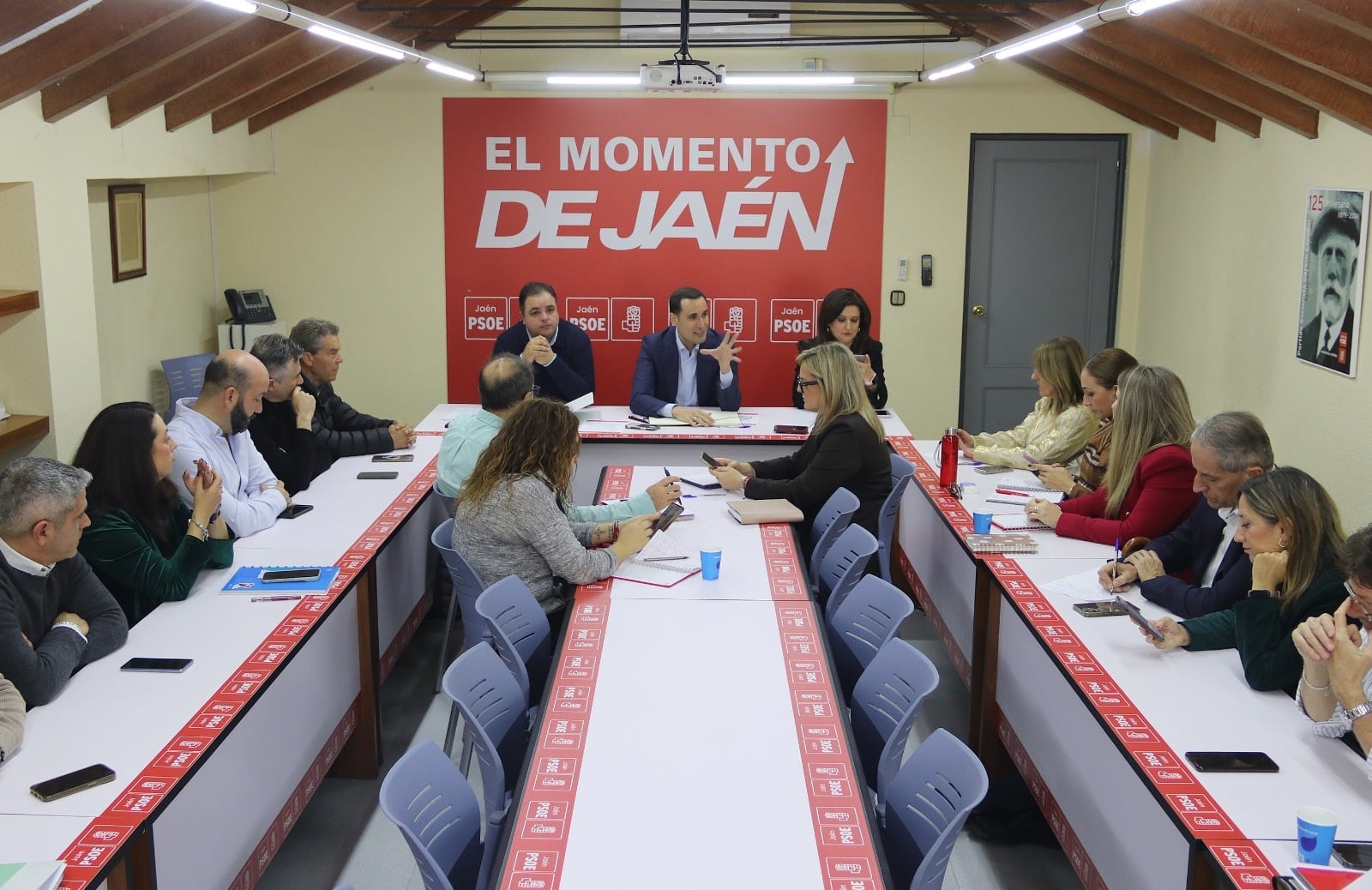 Última reunión de la Ejecutiva Provincial del PSOE de Jaén del año 2025.