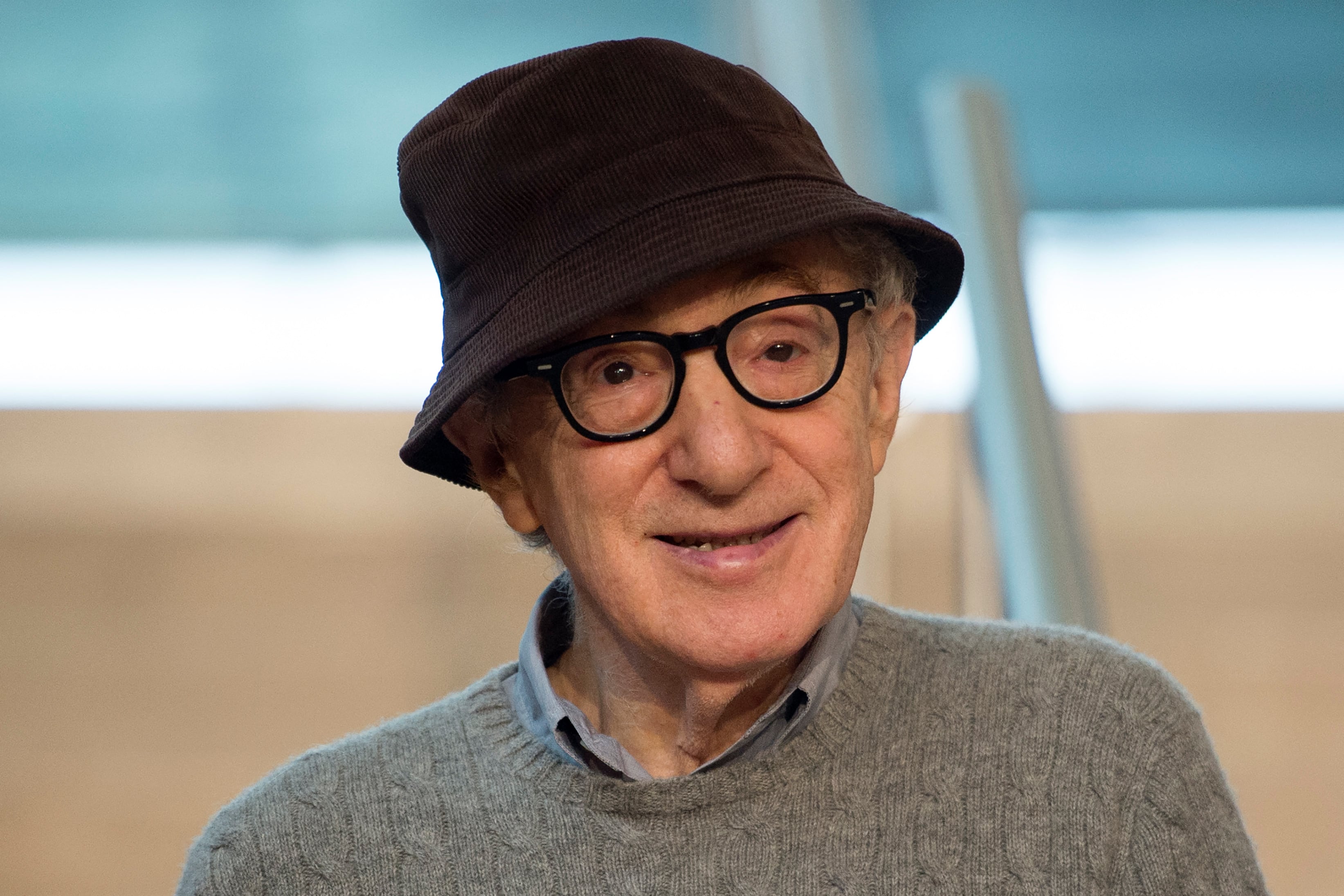 Woody Allen en el Festival de San Sebastián (Photo by ANDER GILLENEA / AFP) (Photo by ANDER GILLENEA/AFP via Getty Images)