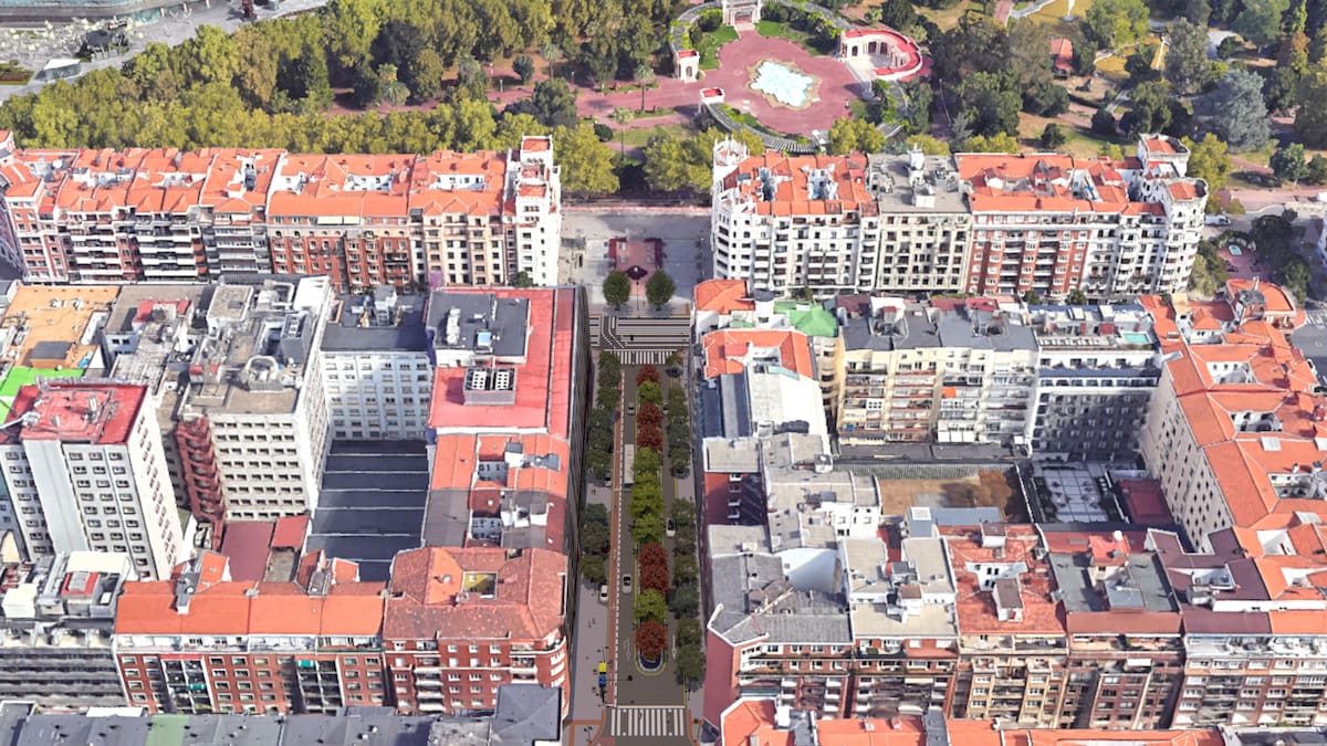 María Díaz de Haro se transforma: así quedará el nuevo corredor verde de Bilbao