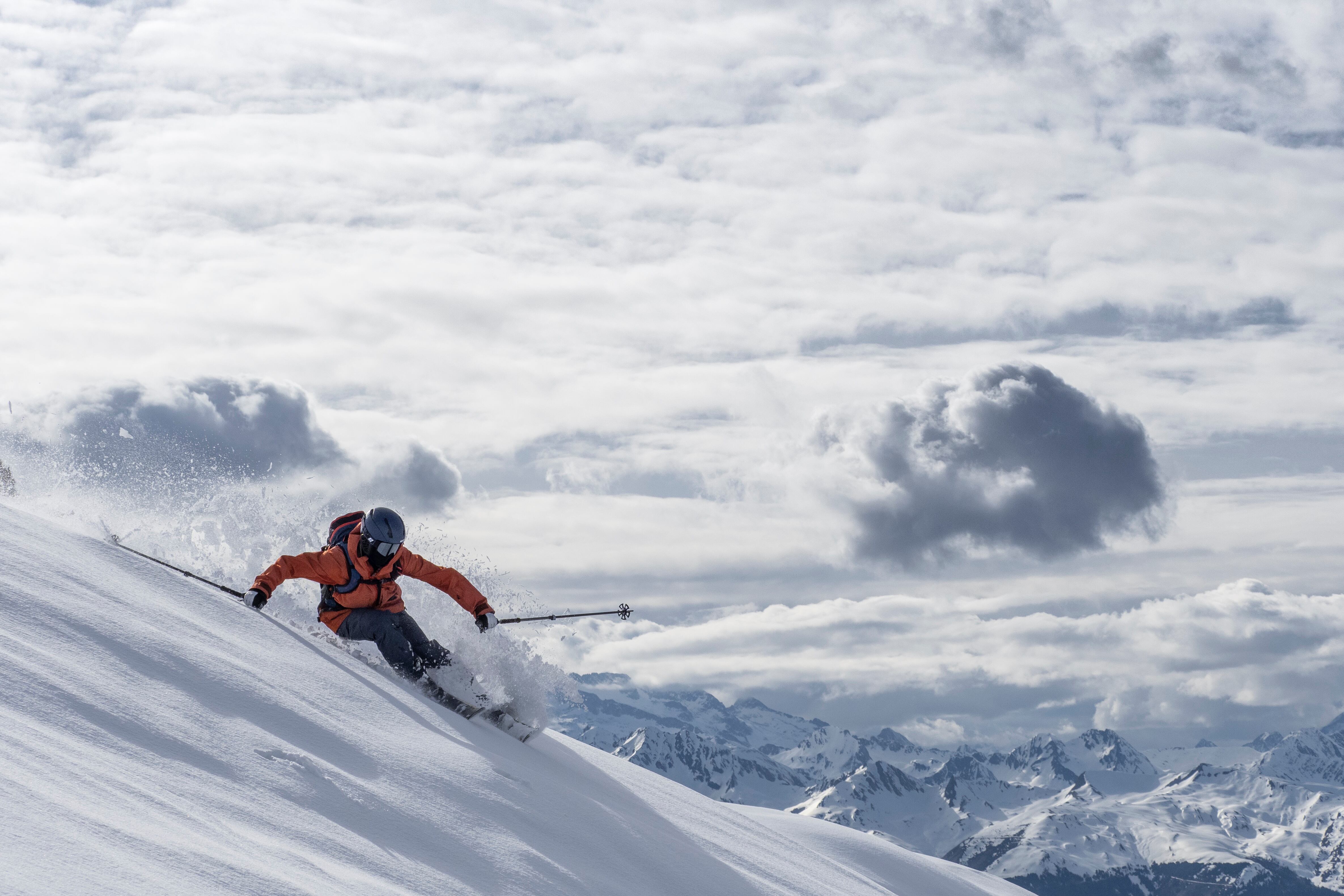 Esquiador de Freeride a Baqueira Beret