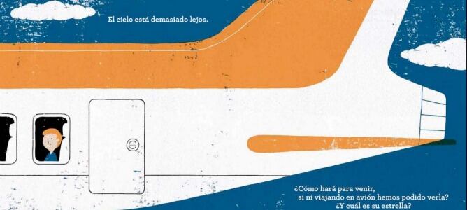 Ilustración del libro de Nahir Gutiérrez ¿Dónde está güelita Queta?