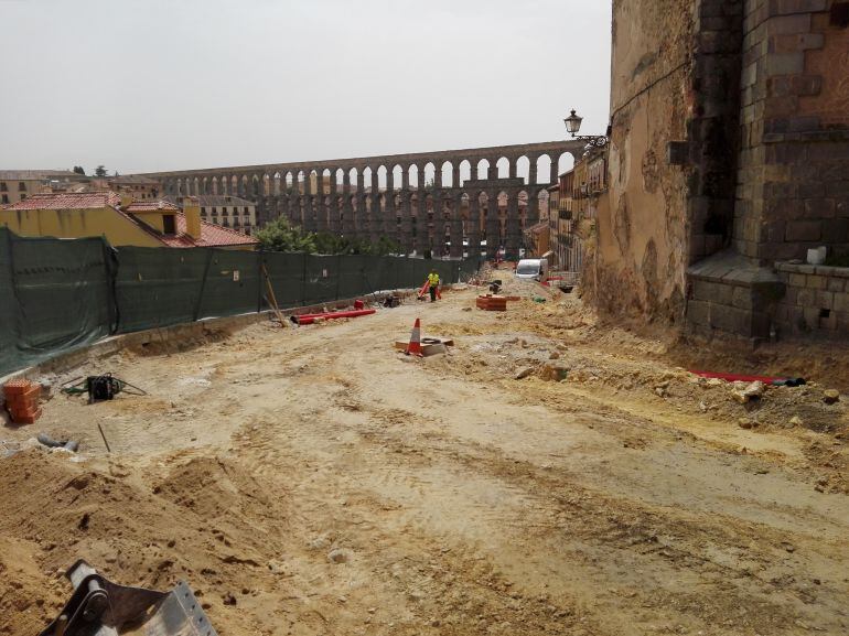 Obras en la Calle San Juan