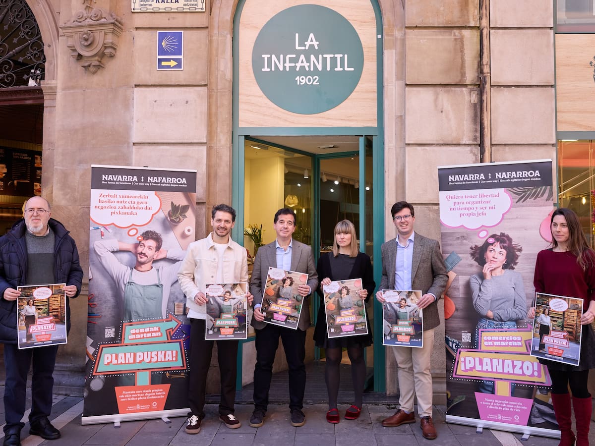 Navarra apuesta por los pequeños comercios y el relevo generacional con la campaña "¡Planazo!"