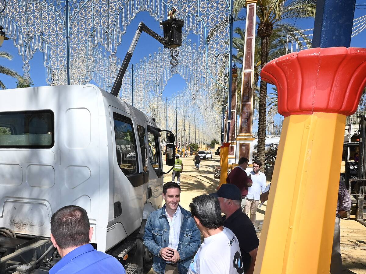 Se intensifican las labores de preparación y montaje de la Feria del Caballo