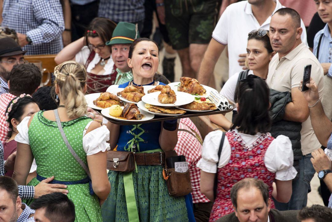 Celebración del Oktoberfest en Múnich.