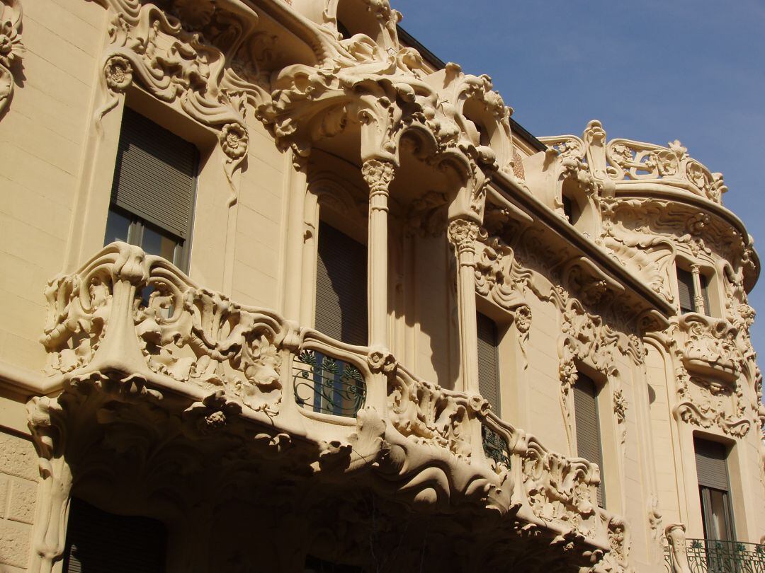 Fachada de la sede de la Sociedad General de Autores.