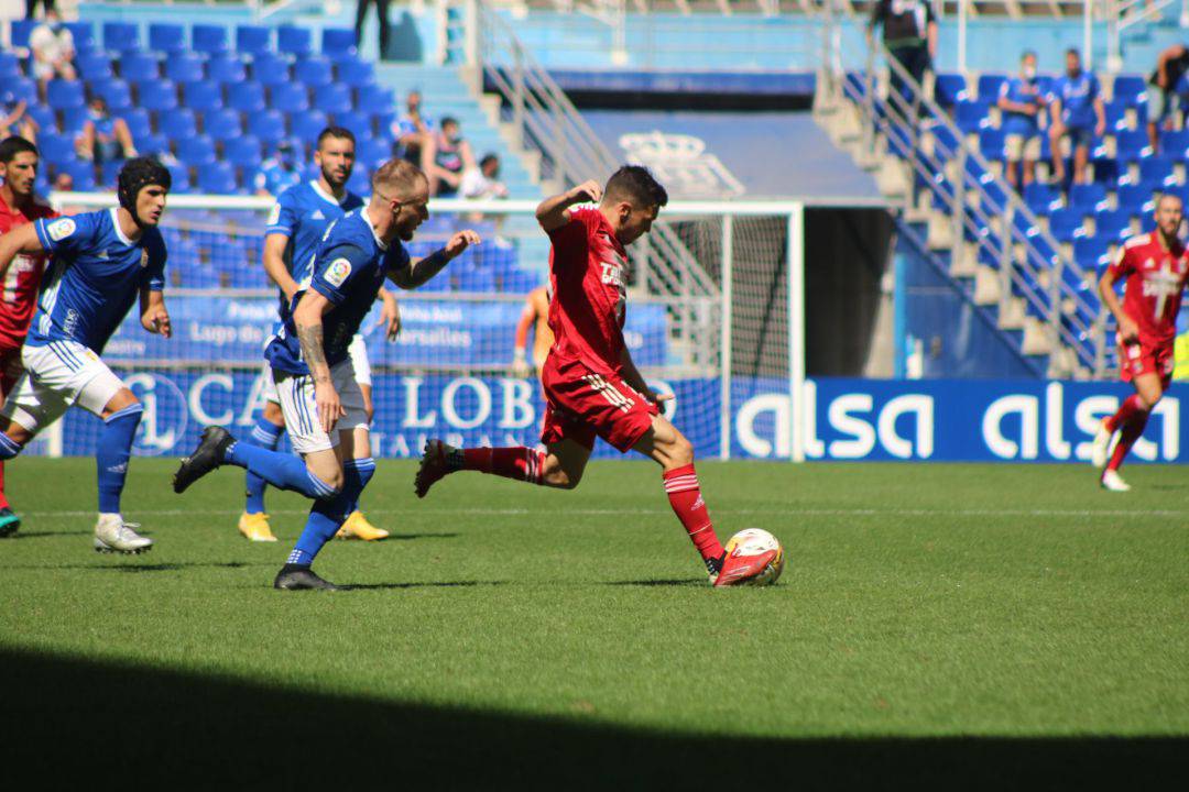 Gallar en el partido de ida en el Tartiere