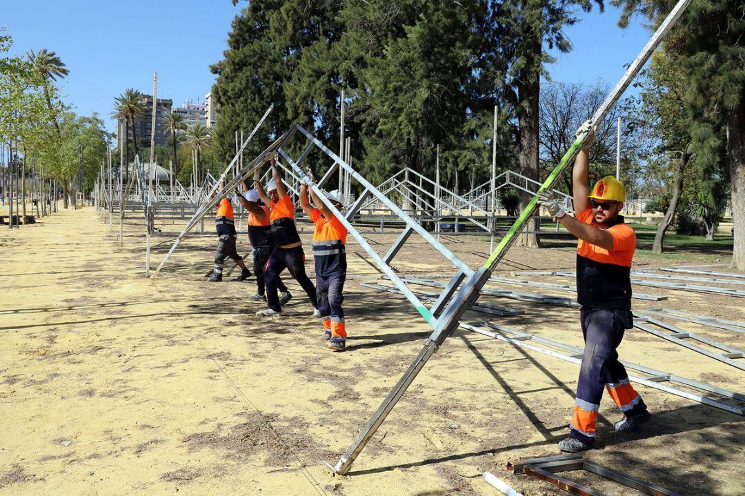 Operarios municipales ya trabajan en el Hontoria