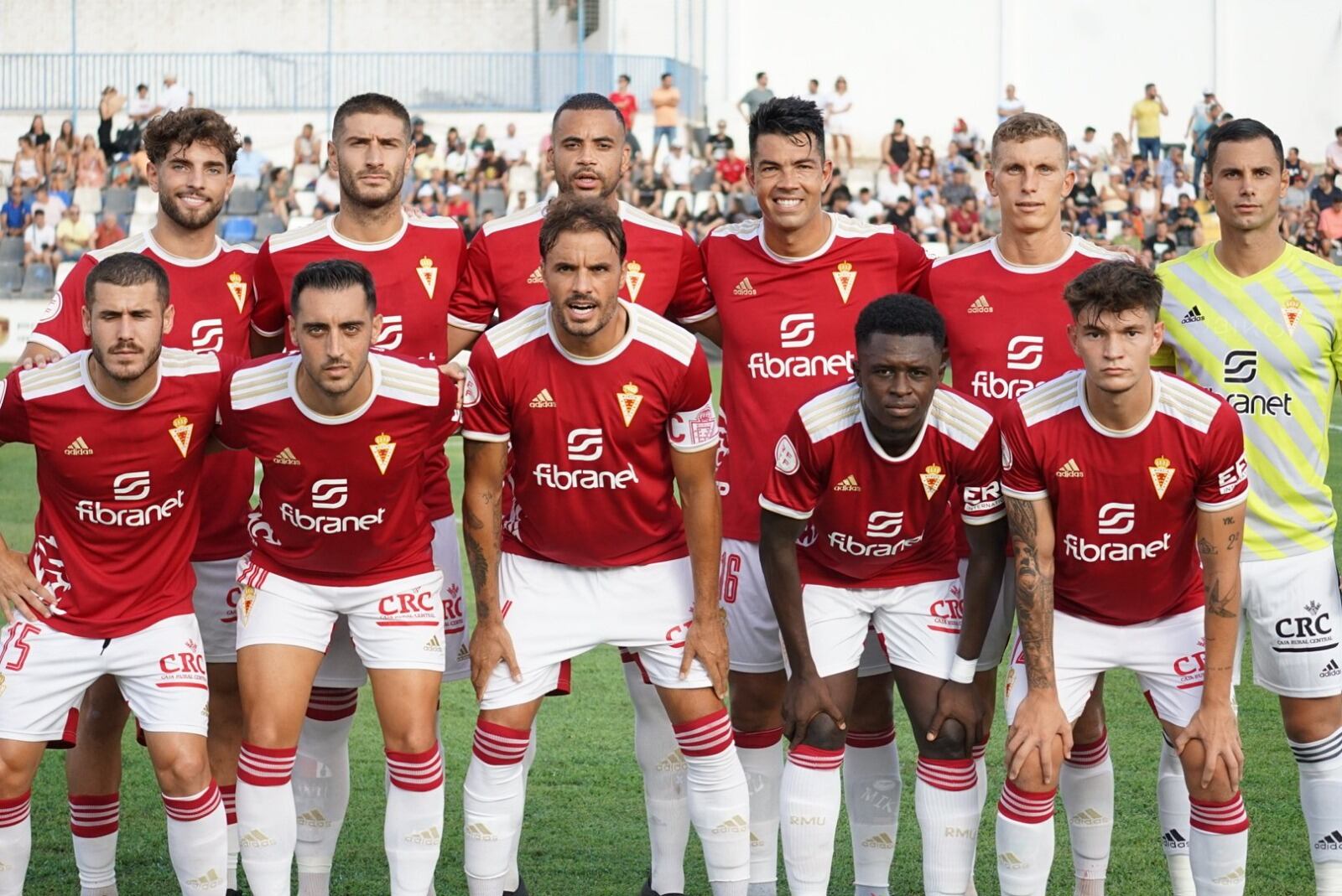 Once del Real Murcia ante el Intercity