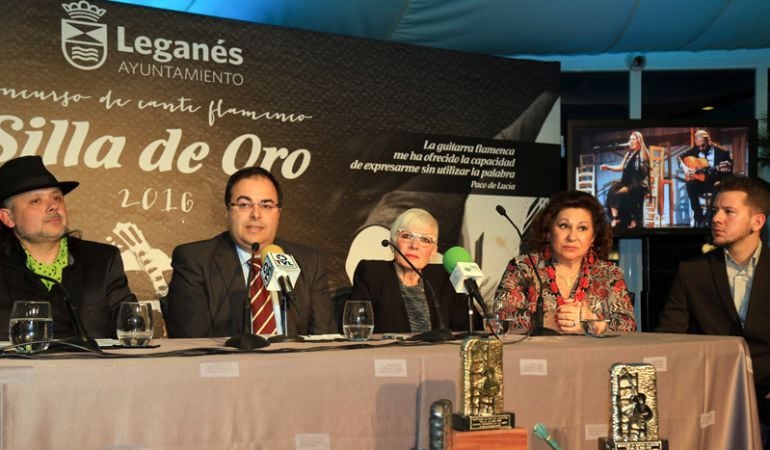 Se presenta la XXIII edición del Concurso  de cante flamenco 'Silla de Oro' de Leganés. 
