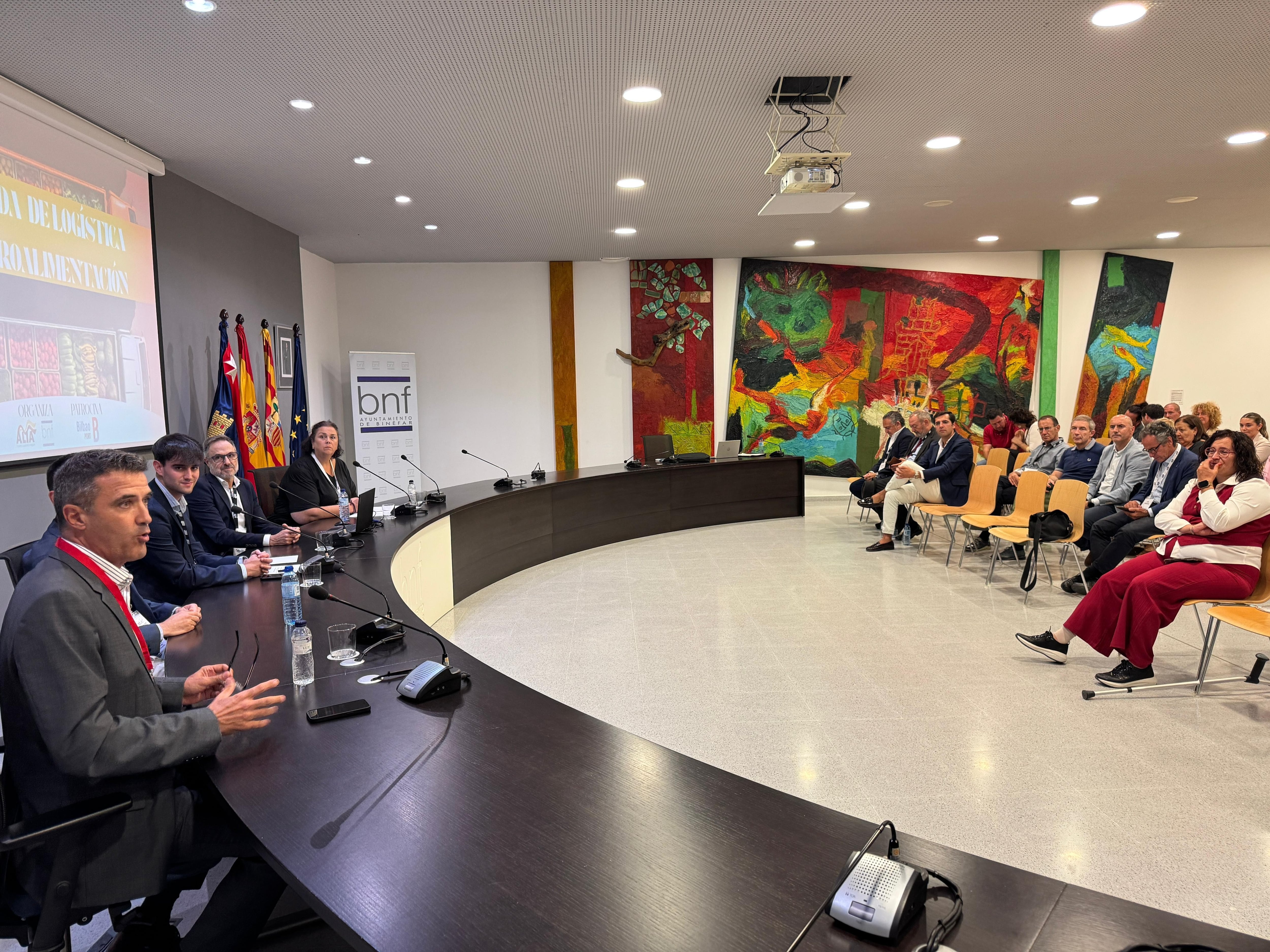 El clúster logístico de transporte de Aragón ha celebrado sus 15 años en Binéfar