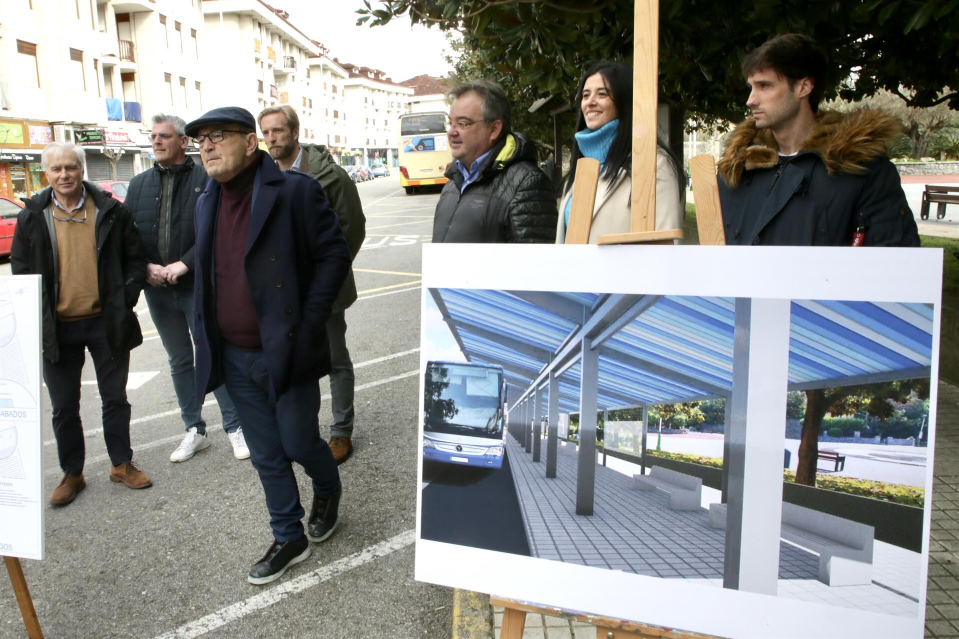 Presentación del proyecto de la terminal de autobuses de Noja.