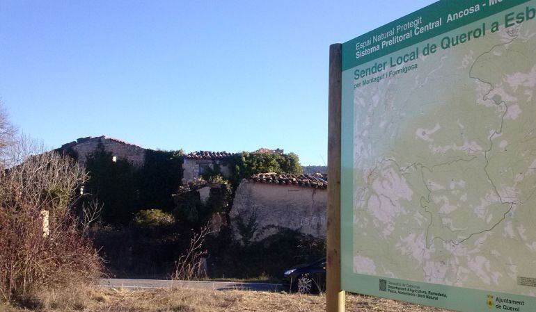 El poble d'Esblada, a l'Alt Camp