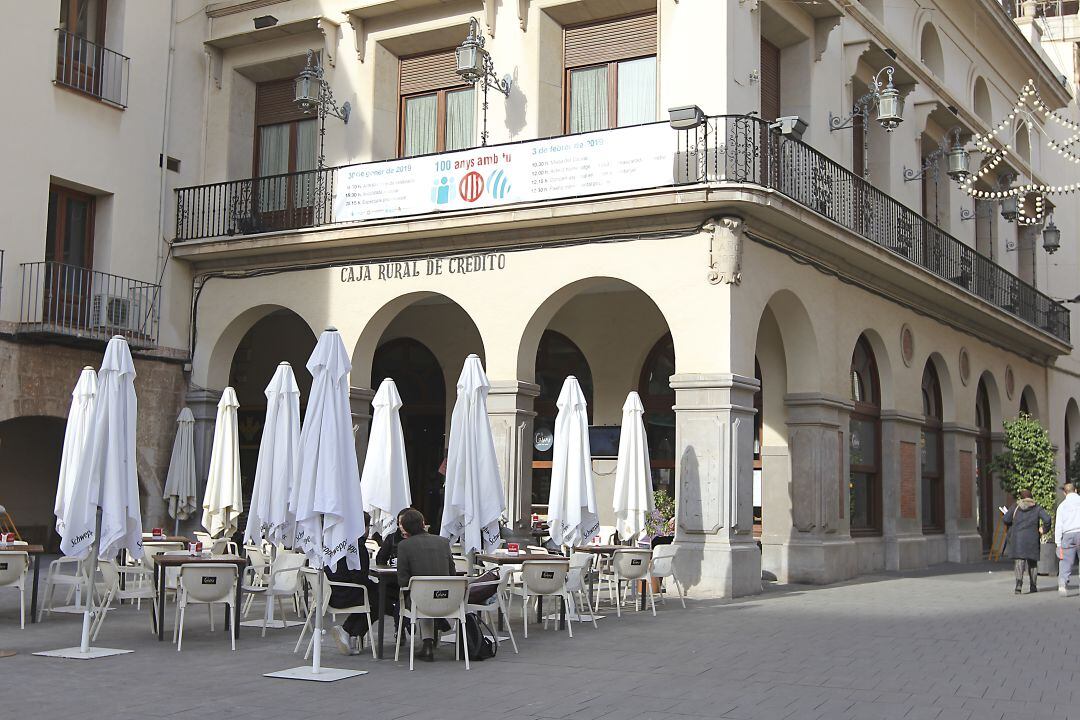 Imagen de una terraza de la localidad de Vila-real