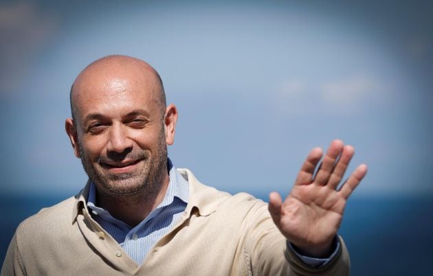 El director Antonio Méndez Esparza, durante la presentación de &#039;Courtroom H3&#039;