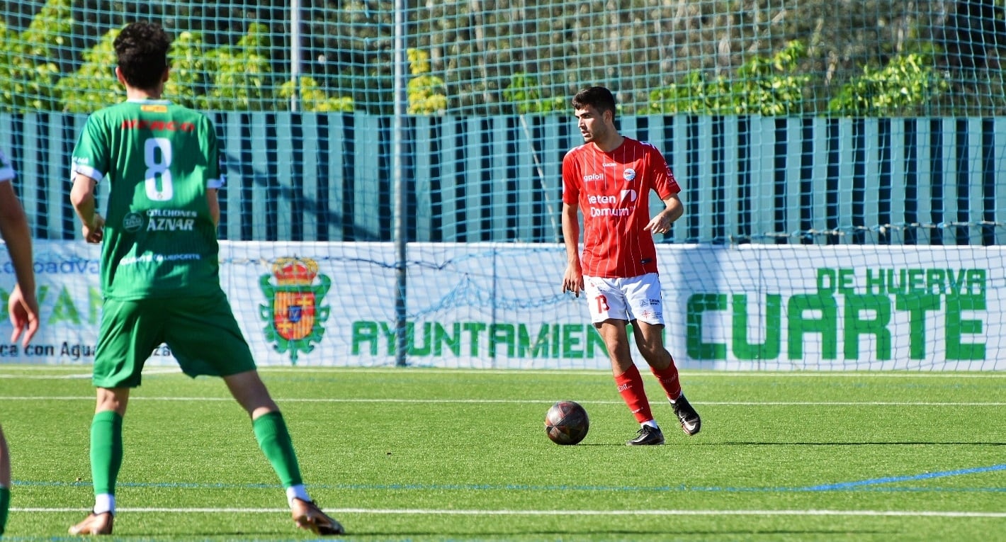 Seti, durante el partido del ascenso.