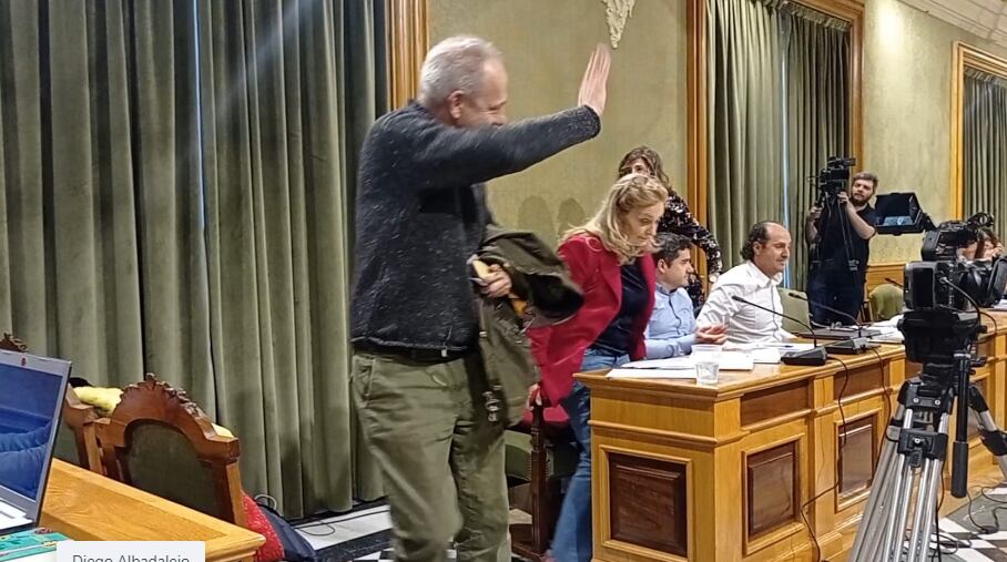 José Manuel Cañizares, exconcejal del PP, se despide del pleno del Ayuntamiento de Cuenca