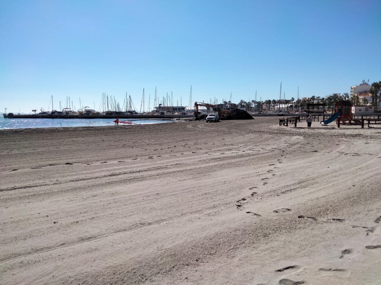 Una playa de San Pedro del Pinatar