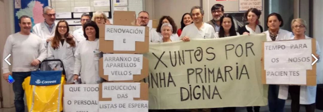 Foto de archivo de movilizaciones de la atención primaria