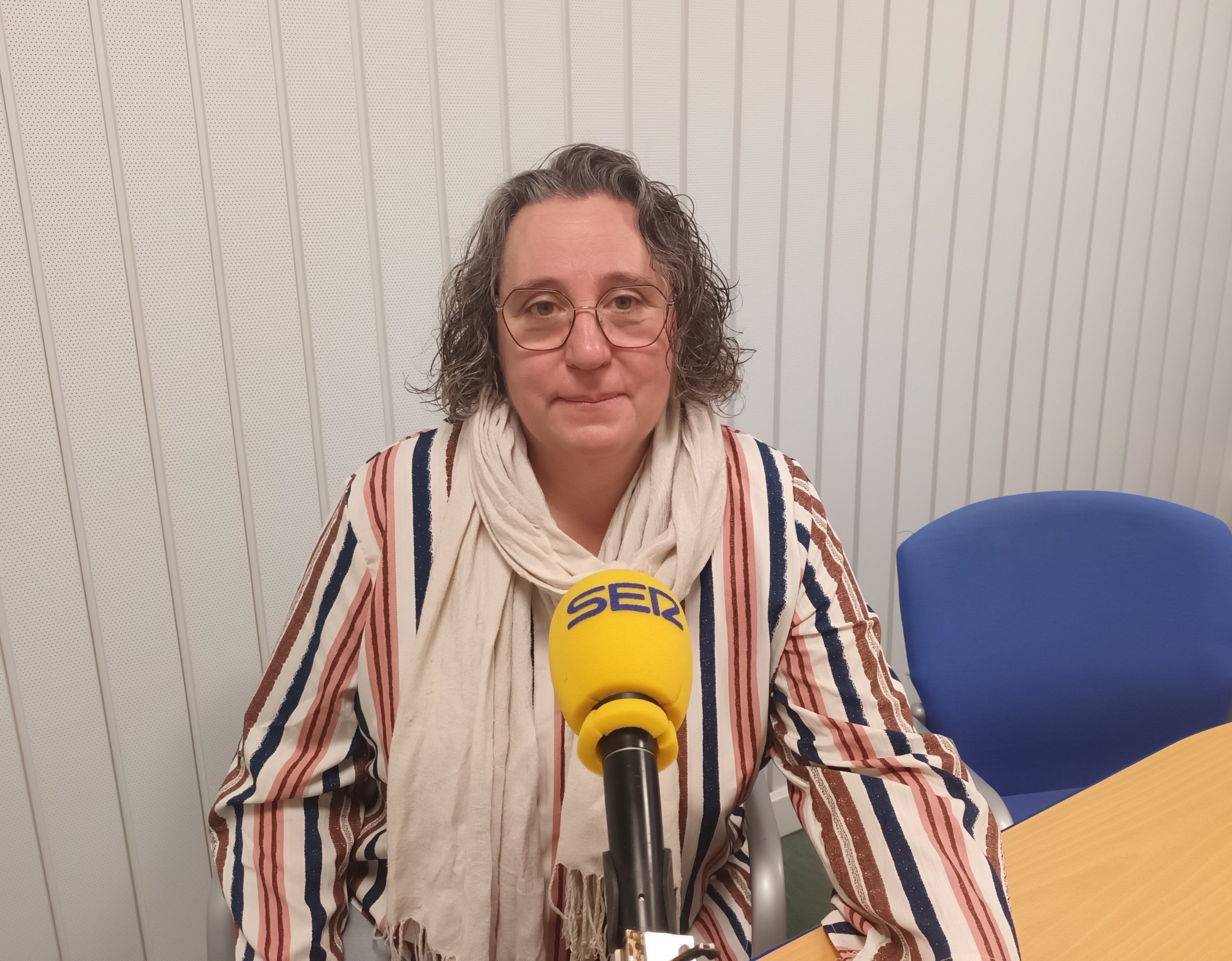 Nati Palacín es la portavoz de la Plataforma en Defensa del Hospital de Barbastro