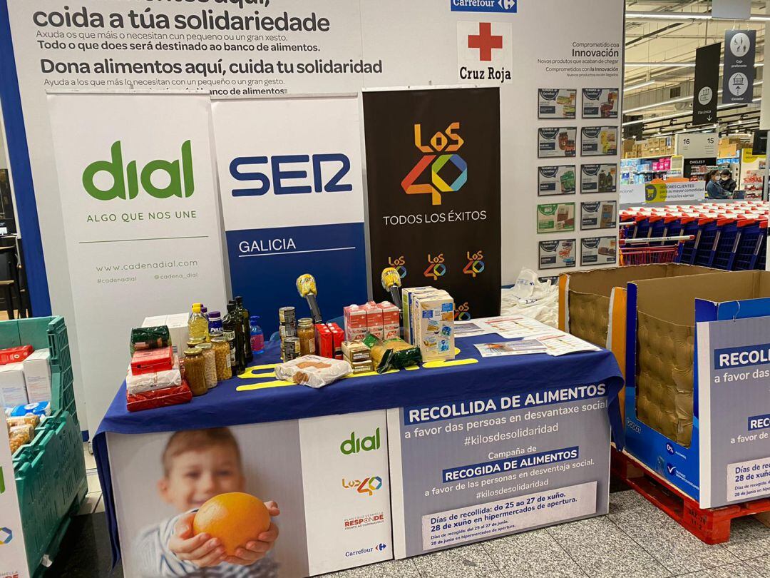 Kilos de solidaridad en los centros Carrefour