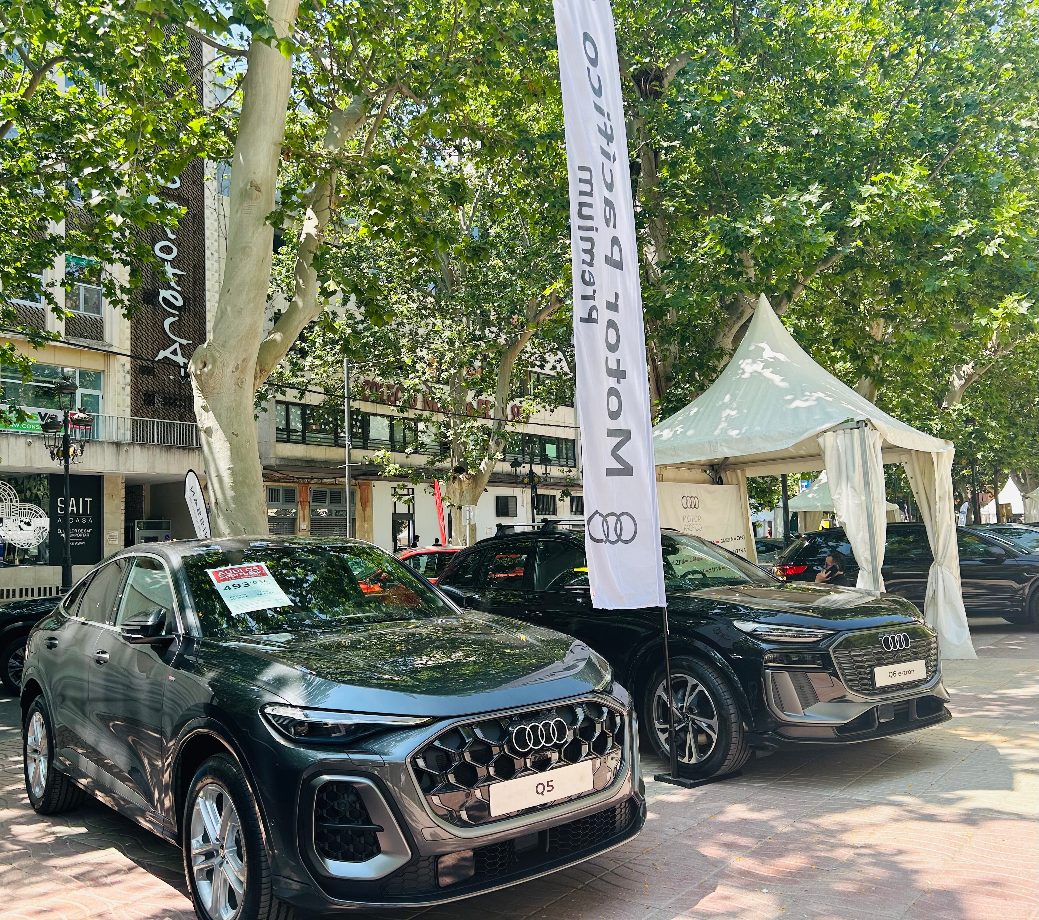 Stand de Audi Motor Pacífico. Fuente: Radio Xàtiva Cadena SER