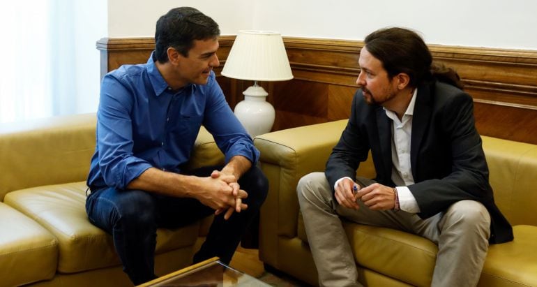 Pedro Sánchez y Pablo Iglesias