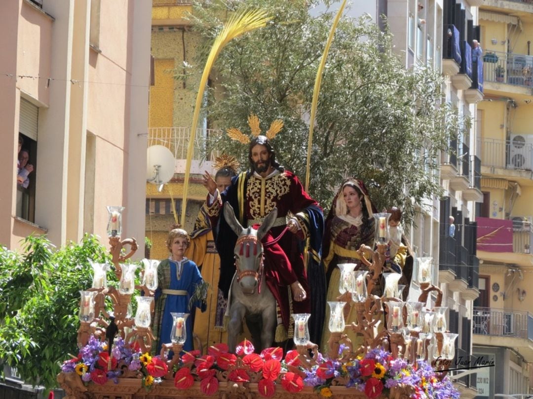 Imagen de Ntro. Señor Jesucristo en su Entrada Triunfal en Jerusalén de Linares